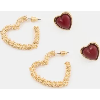 Šperk Sinsay - Sada 2 párů náušnic - zlatá - 926GW-GLD - 926GW-GLD-ONE