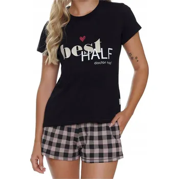 Dámské noční prádlo DOCTOR NAP DÁMSKÉ PYŽAMO PM 5341 L ČERNÉ