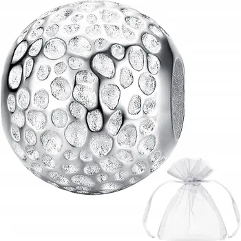 Přívěsek Charms zawieszka srebro 925 srebrna kula Diamond