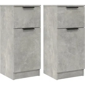 Komoda Komoda VidaXL 30 x 30 x 70 cm, odstíny šedé