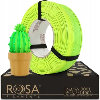 3D tisk Filament ROSA 3D ReFill PLA Magic Neon Mojito 1,75 mm 1 kg