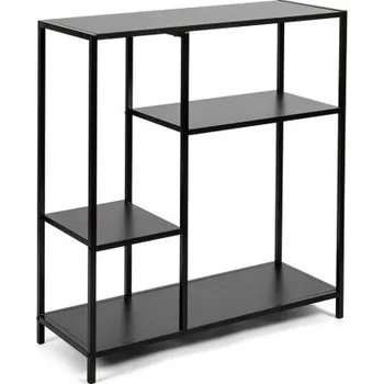 police Regál ZELCAN 9, černá/kov + vyzvednutí ZDARMA