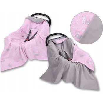 Zavinovačka Oboustranná deka do autosedačky pro miminka