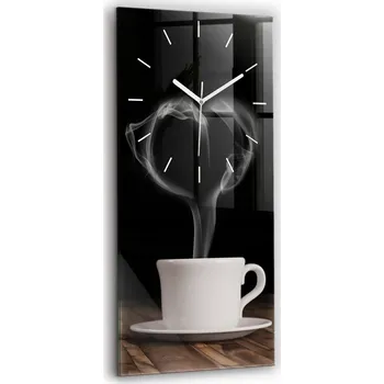 Hodiny Nástěnné hodiny Wallfluent černé 30 cm