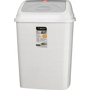 Odpadkový koš Odpadkový koš s výklopným víkem Alfi 7,5 l - mramorový dekor