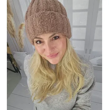 Čepice Agrafka čepice beanie hnědá, univerzální velikost