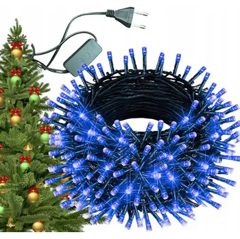 Vánoční dekorace VÁNOČNÍ OSVĚTLENÍ NA STROMEČEK 300 LED STUDENÁ BÍLÁ - TRVALÉ SVÍCENÍ - STUDENÁ BÍLÁ VELKOOBCHOD