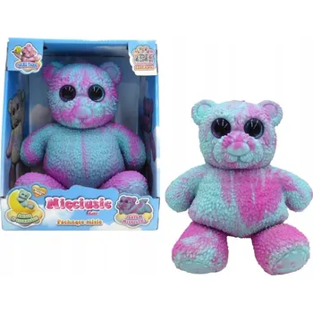 EPEE Mazlíčci - VONÍ a SVÍTÍ VE TMĚ, mátově růžový medvídek