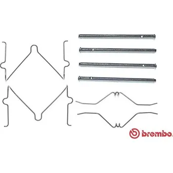 Přislušenství brzdového systému Brembo A 02 263 Sada příslušenství, brzdové destičky