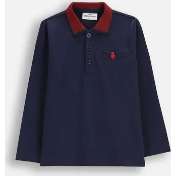 Chlapecké tričko Dětské polo tričko Coccodrillo ZC5143501EBB námořnická modř 59X, vel. 98