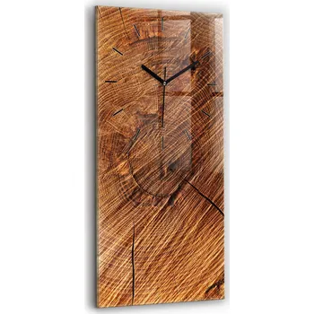 Hodiny Nástěnné hodiny Wallfluent hnědé 30 cm