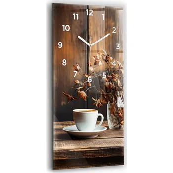 Hodiny Nástěnné hodiny Wallfluent hnědé 30 cm