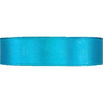 Stuha Saténová stuha oboustranná 25m x 20mm tyrkysová