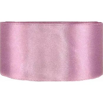 Stuha Saténová stuha oboustranná 25m x 38mm šeříková