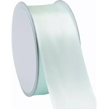 Stuha Oboustranná saténová stuha 38 mm x 25 m mátová