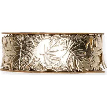 Stuha Stuha z umělé kůže Monstera zlatá 23mm x 5m