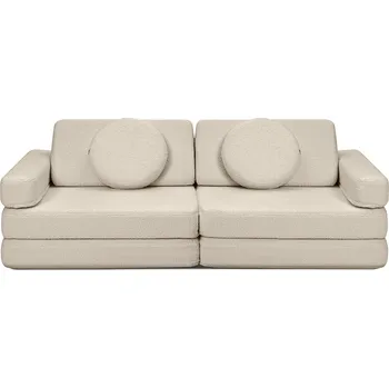 Pohovka Dětská rozkládací pěnová pohovka SHAPPY PLAY TEDDY Barva: Light Beige