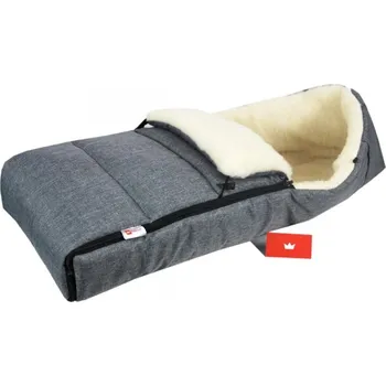 Fusak Fusak K13L ovčí vlna šedý len