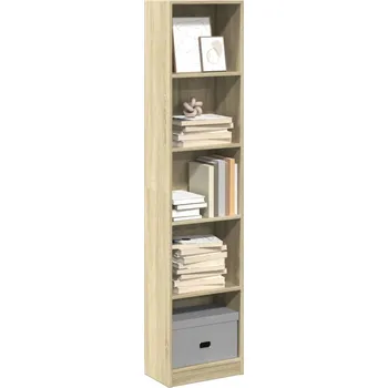 vidaXL Knihovna 40x24x176 cm kompozitní dřevo [857797] Barva: dub sonoma