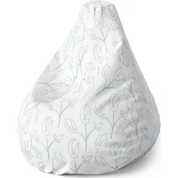 Sedací pytel Sablio Sedací vak Pear Poupátka - 70 x 95 x 15 cm