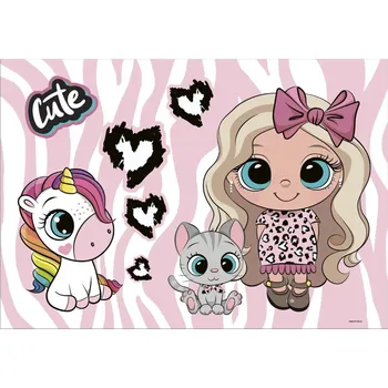 Modelovací hmota Derform Modelovací podložka 49,5 x 34,5 cm Best Friends