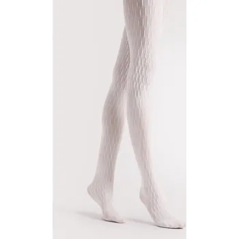 Dámské punčochy Fiore Stereo 40 DEN G6074 barva:bílá 3-m