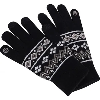 Rukavice Rukavice dámské Tempish Touchscreen zimní černo stříbrné