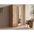 Šatní skříň ADRK Hailey šatní zrcadlová skříň posuvná 100 cm dub artisan