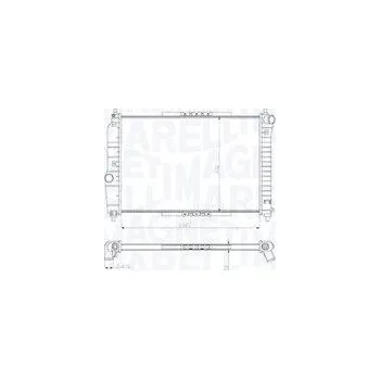 Chladič motoru Chladič, chlazení motoru MAGNETI MARELLI 350213211800