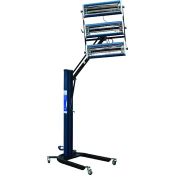 Infrazářič pro sušení laků 3000 W, 3 lampy, pojízdný - SATRA S-DRY3