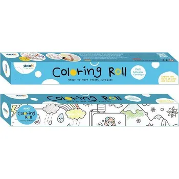 omalovánky Omalovánky v roli, Putování vody, samolepicí, 31 x 355 cm, STICK N 29002