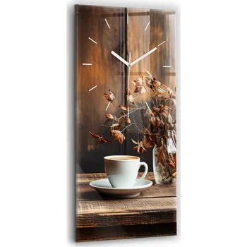 Hodiny Nástěnné hodiny Wallfluent hnědé 30 cm