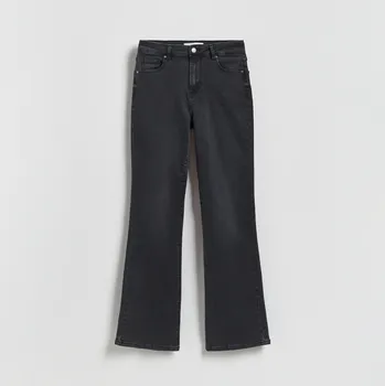 Dámské džíny Reserved - Džíny flare - černý - 164IL-99J - 164IL-99J-36