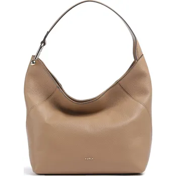 Kabelka Furla Lara M - Velká kabelka v světle hnědá, kůže, 50546887 | Kabelky pro ženy & muže
