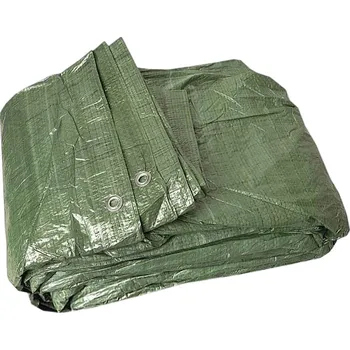 Krycí plachta Plachta nepromokavá 15x20 zakrývací celta zelená (zakrývací celta s kovovými oky zelená 60 g / m2)
