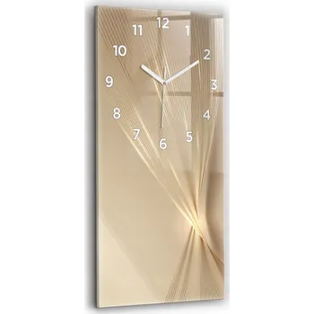 Hodiny Nástěnné hodiny Wallfluent zlaté 30 cm