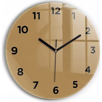 Hodiny Nástěnné hodiny Wallfluente béžové 30 cm