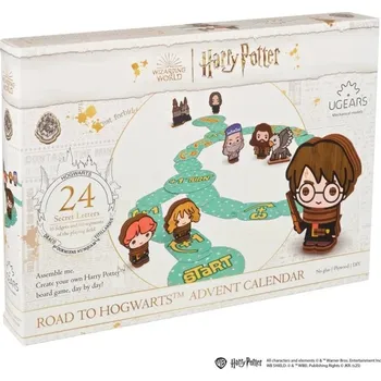 Ugears 3D skládačka Harry Potter Adventní kalendář Stolní hra Cesta do Bradavic