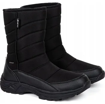 Pánská zimní obuv PÁNSKÉ SNĚHULE HEYO ZIMNÍ TURISTICKÉ BOTY S PROŠÍVÁNÍM, LEHKÉ, VELIKOST 46