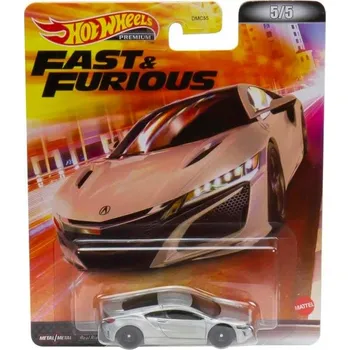 autíčko Autíčko Hot Wheels Premium Rychle a zběsile '17 Acura NSX stříbrné
