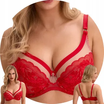 Podprsenka Gaia 1316 Mirella Podprsenka polovyztužená SEMI SOFT červená 65F