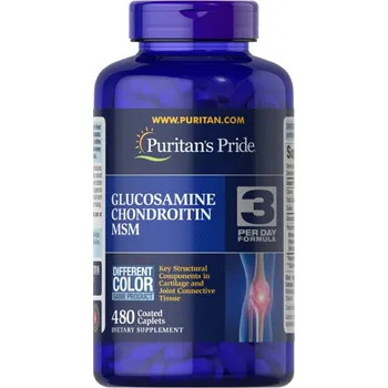 Kloubní výživa Puritan's Pride Double Strength Glucosamine, Chondroitin &amp; MSM (480 tablet)