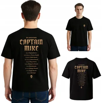 Pánské oversized tričko s potiskem BAVLNA BAVLNA černé 3XL