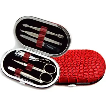 LIFE MINE s.r.o. MAGNUM MAGNUM/202 - manikurní set, pouzdro imitaci krokodýlí kůží, 6 dílný Ostatní: černá