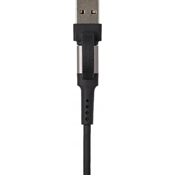 Datový kabel Kabel Qualo USB-C - USB-C 1,2 m černý