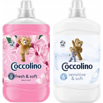 Aviváž Sada Coccolino Creations Silk Lily & Sensitive & Soft 1,7l x2 MIX 3,4l