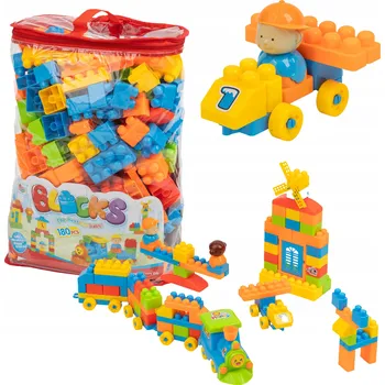 ostatní stavebnice Velké stavební stavebnice - Vláček lokomotiva