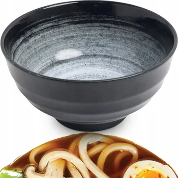 Japonská miska Kuro na Udon Ø 17 cm V 8,8 cm