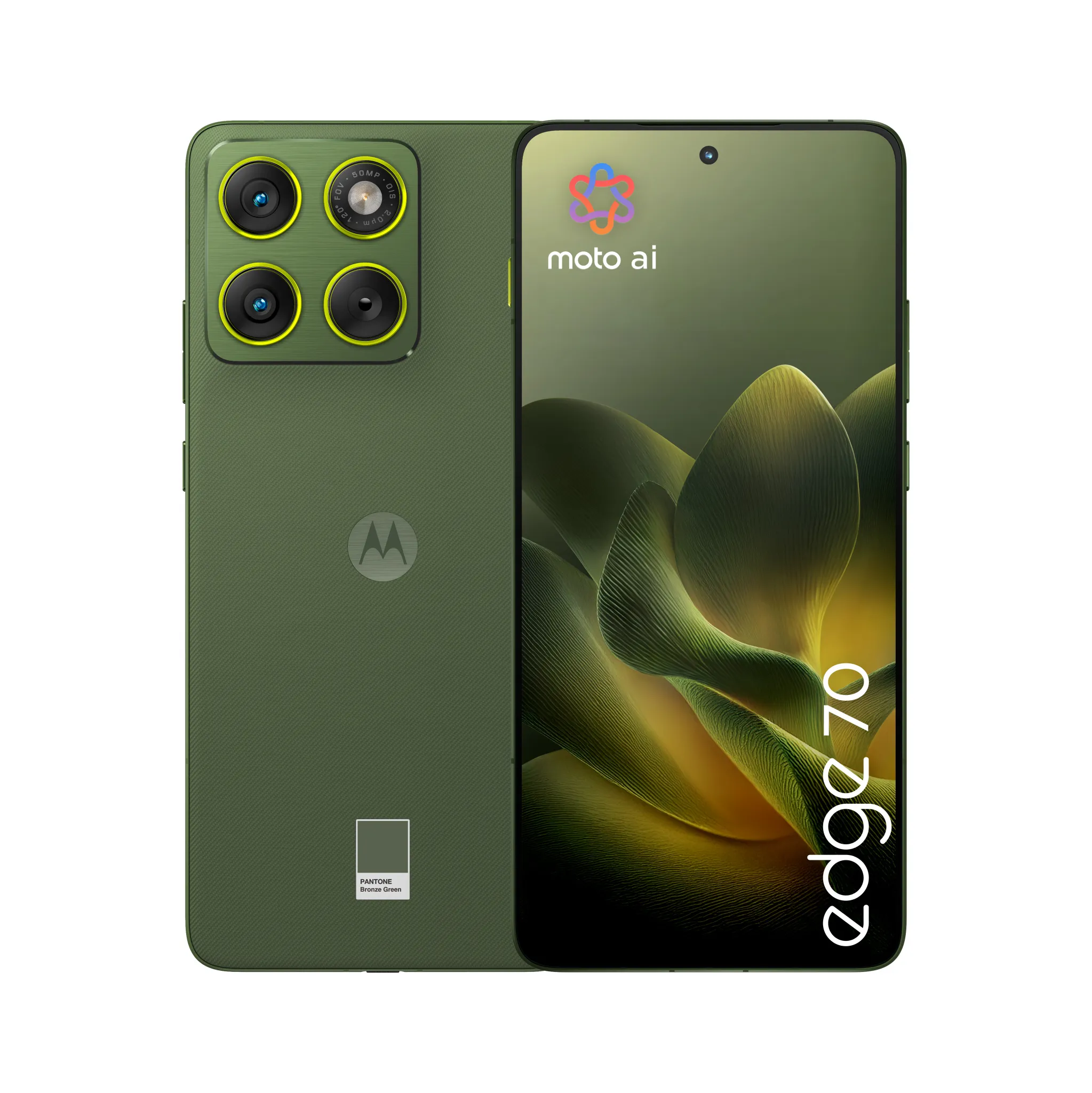 Fotografie 1 - Mobilní telefon Motorola Edge 70 5G 12/512 GB Pantone Bronze Green