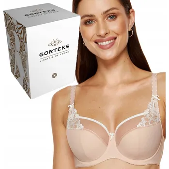 Podprsenka Gorteks podprsenka polovyztužená béžová velikost 85C